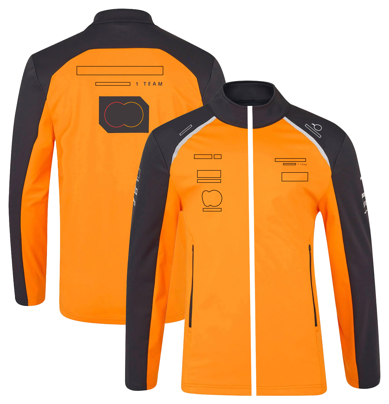 New F1 2025 Team Formula 1 Driver Racing Hoodie Sweatshirt Race Season Fans 1/4 Zip Midlayer Top Sweat Unisex Softshell Jacket