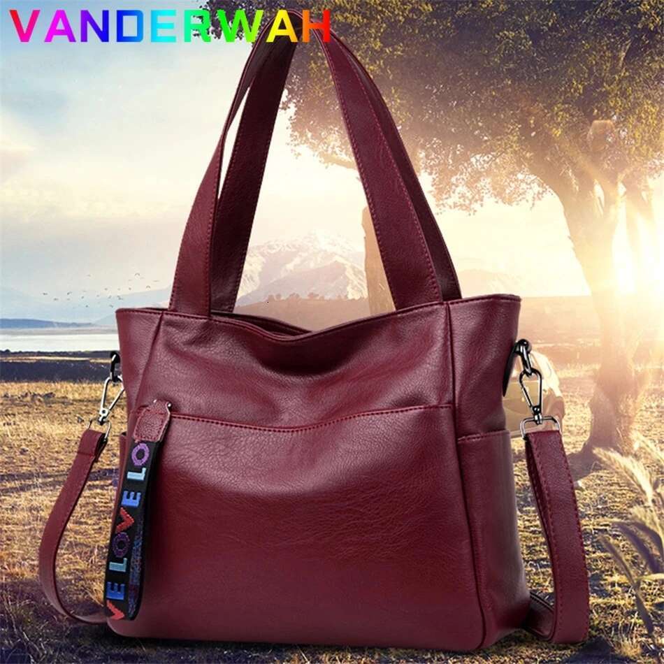 Genuine Brand Tote High Quality Leather Bags For Women 2024 Ladies Large Top-Handle Shoulder Crossbody Sg Bag Sac