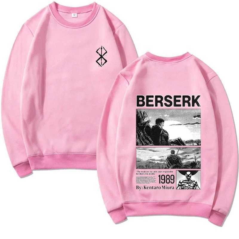 Autumn/Winter Mens Round Neck Sweatshirt Intestinal Fury Printed Manga Swordsman Gatsu Sacrifices Zodd Anime Sweatshirt W250408