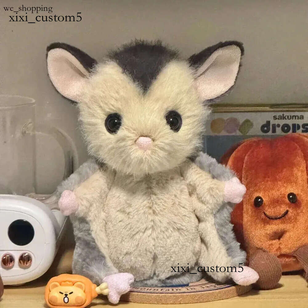 Dolls jellys Cat Lolly Sugar Glider Plush Children's plush toys flying squirrel Soft Toy sugar glider body pillow Soothing the Doll Gifts new