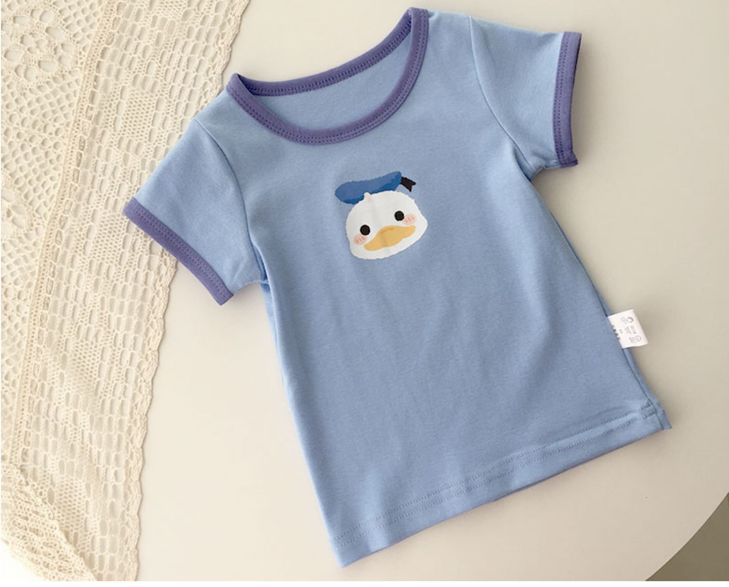 Ddmyshoesvip Buy 1 get 1 free Summer Style Trendy Baby Cute Short Girl Top Summer T Shirt Children S Round Neck Half Sleeved Shirt