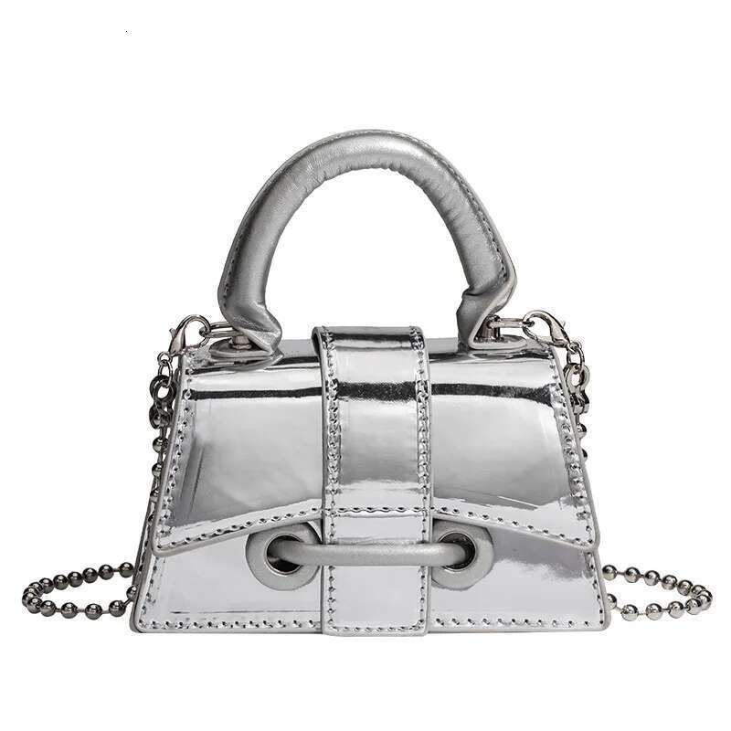 Sier Vintage Women Beading Chic Crossbody Shoulder Clutch Bag Fashion Mini Coin Purse Cute Cosmetic Storage Handbag