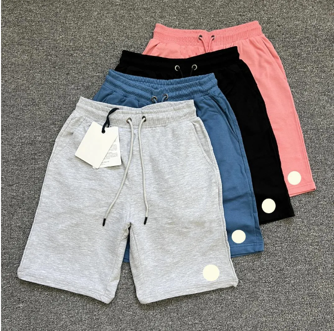 Designer French Brand Mens Shorts 100% Cotton Luxury Mens Short Sports Summer Womens Trend Pure Breathable Short Swimwear Clothing