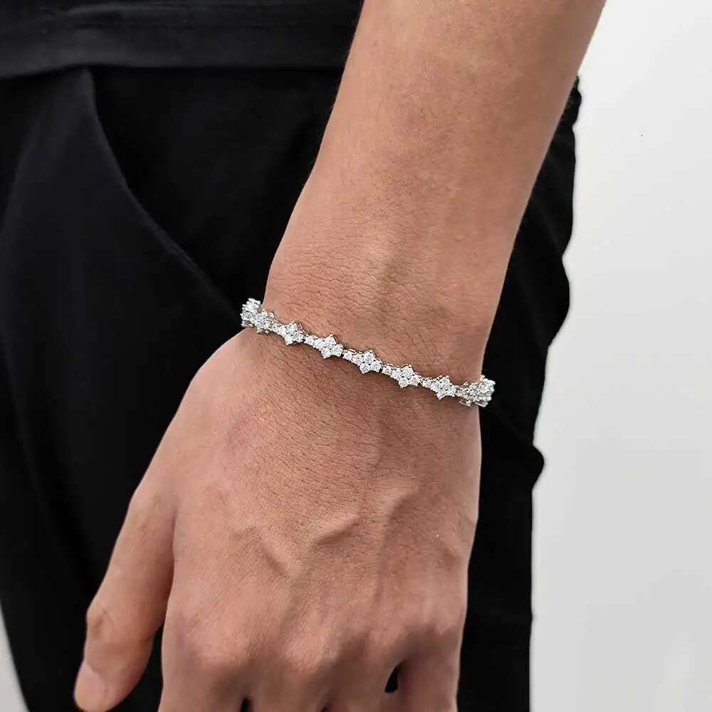 Hip Hop Jewelry Cross Tennis Necklace for Men Women Lead-Free Nickel-Free Skin-Safe Iced Out Bling CZ Tennis Chain Necklace Gift