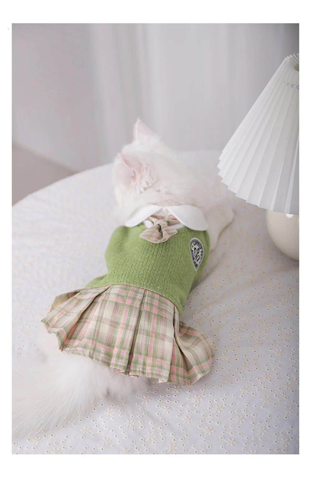 Pet fashion and beautiful Jk mesh dress for dogs and cats clothing and supplies for dogs pet clothing 250409