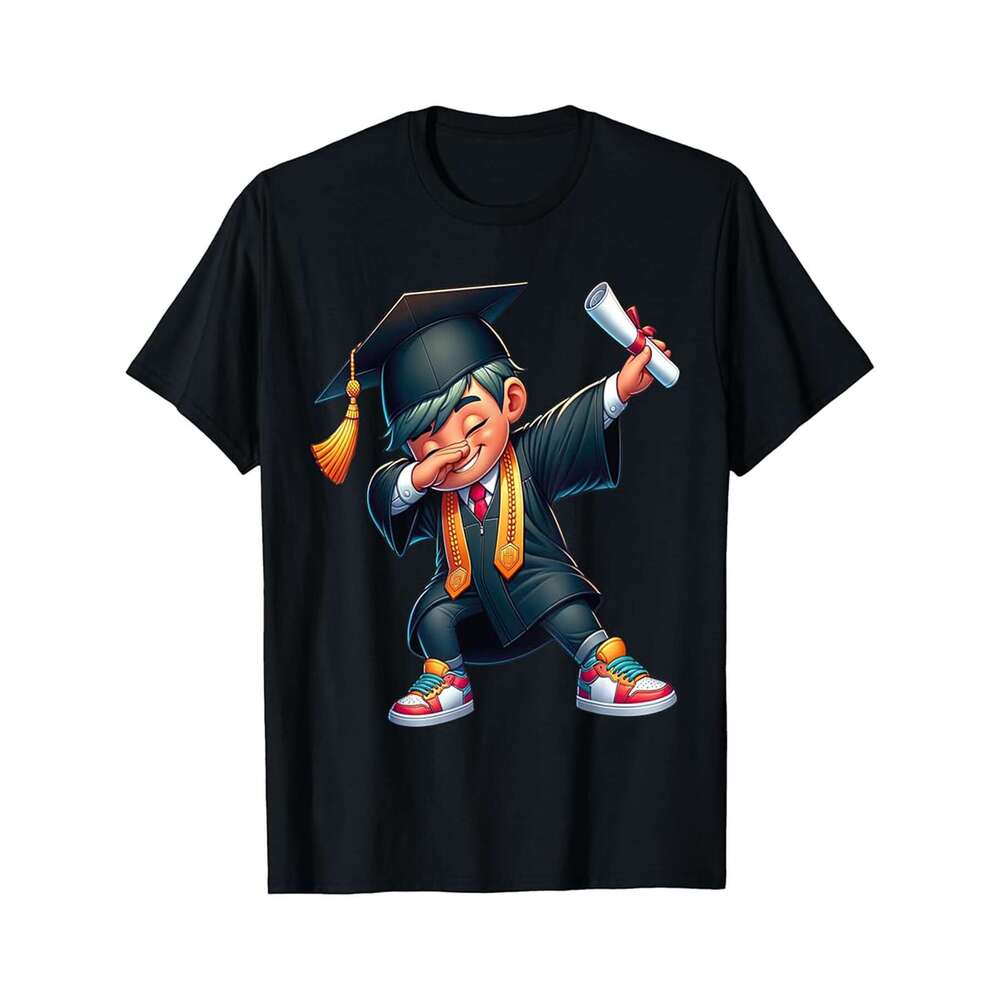 Designer T shirt Mega Super Proud Mom of 2025 Graduate Awesome Family College - 220g Tshits