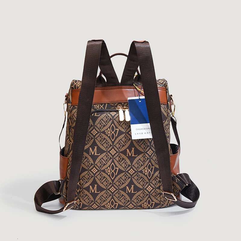 Fashion Brand Leisure Sports Junior High School Student New Fashion Large Capacity Backpack Bag
