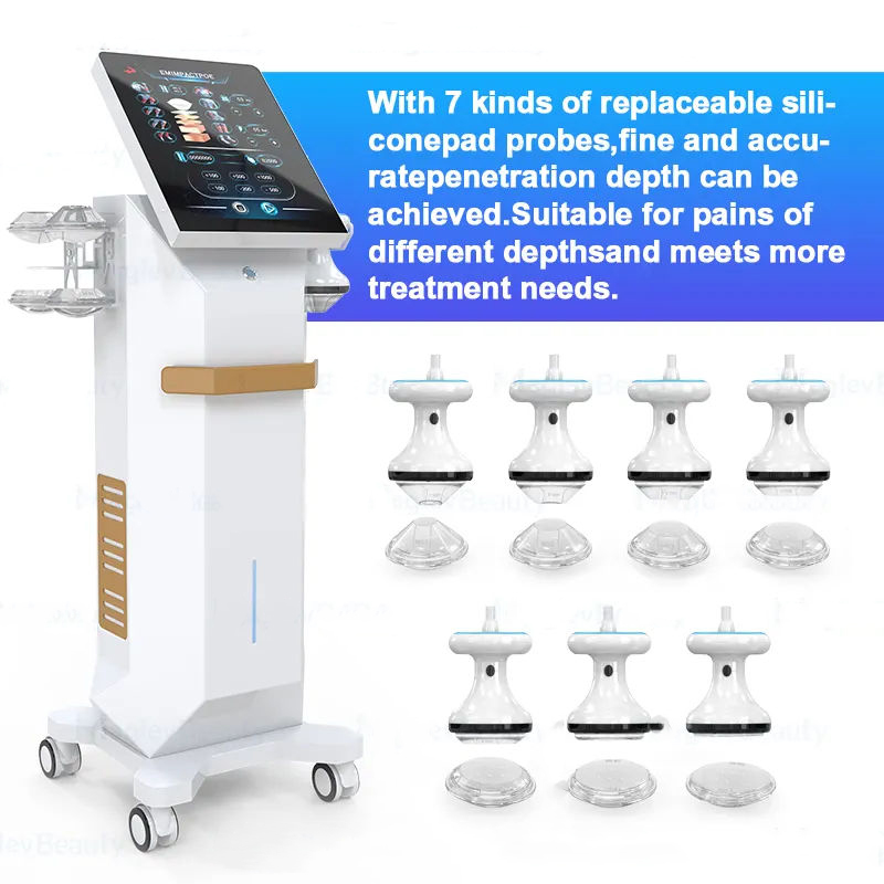 Newest Electromagnetic Focused Shockwave Body Relaxation Sports Rehabilitation Joint Pain Relief ED Treatment Shoulder Pain Reduce Physical Machine