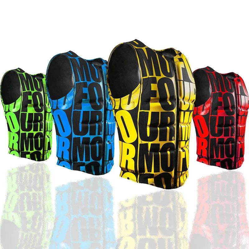 Life jacket adult chloroprene rubber inflatable surfing vest water sports kayak drifting vest lifeguard professional life vest 250409