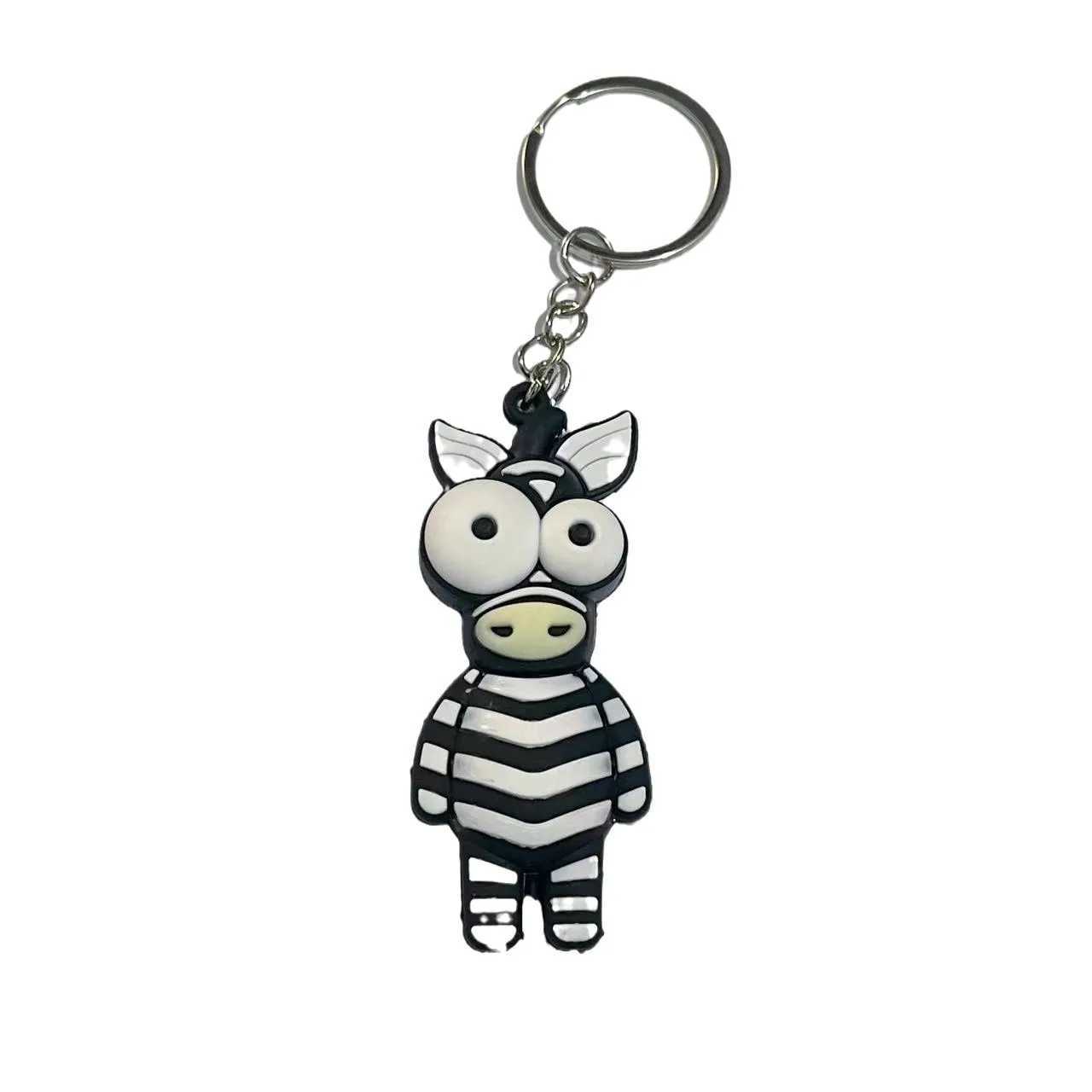 Cartoon animal keychain resin doll couple keychain mens and womens jewelry bag pendant childrens glass keychain wholesaleXJ250409