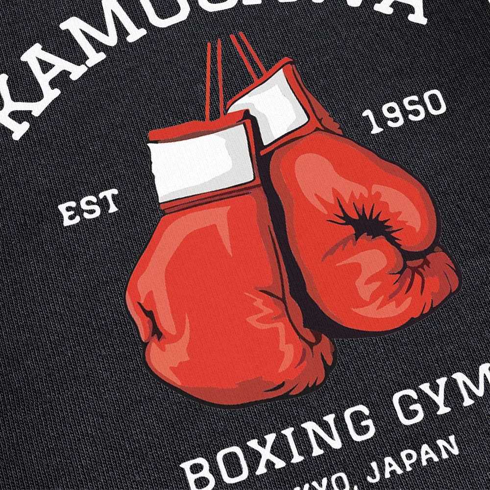 KBG Hajime No Ippo Printed Pure Cotton Retro Gym Mens and Womens TopXJ250409
