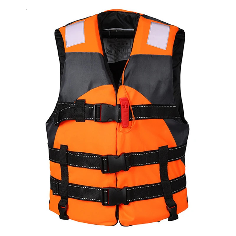 Adult polyester fiber swimming rowing skiing surfing survival drifting water sports mens jacket 250409