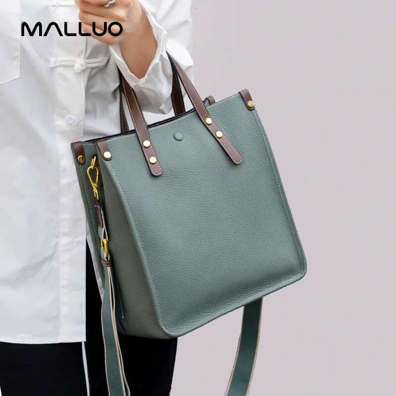 Women's Cowhide Genuine Leather Shoulder Bag Female Designer Handbags Ladies Commuting Large Capacity Crossbody Bags New