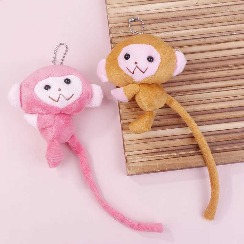 1 cute animal monkey plush toy pendant keychain backpack pendant decorative giftXJ250409