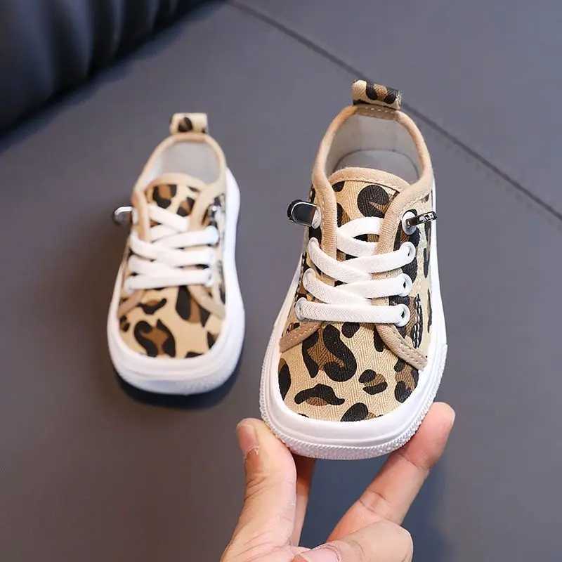 2-11 year old girls casual shoes childrens canvas shoes leopard print childrens casual sports shoes X250409