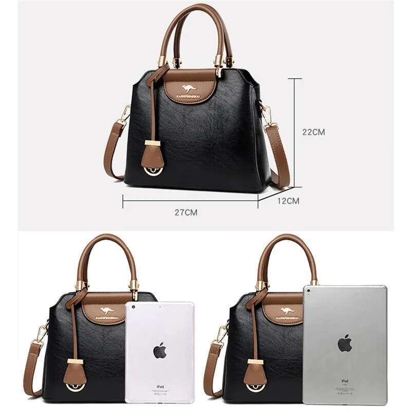 Casual Tote Quality Leather Small Crossbody For 2024 New Handbags Women Bags Designer Simple Shoulder Bag Sac