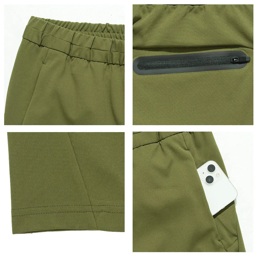 casual elastic waist running basketball mens summer shorts highquality knitted solid color sports shoes for men 250409