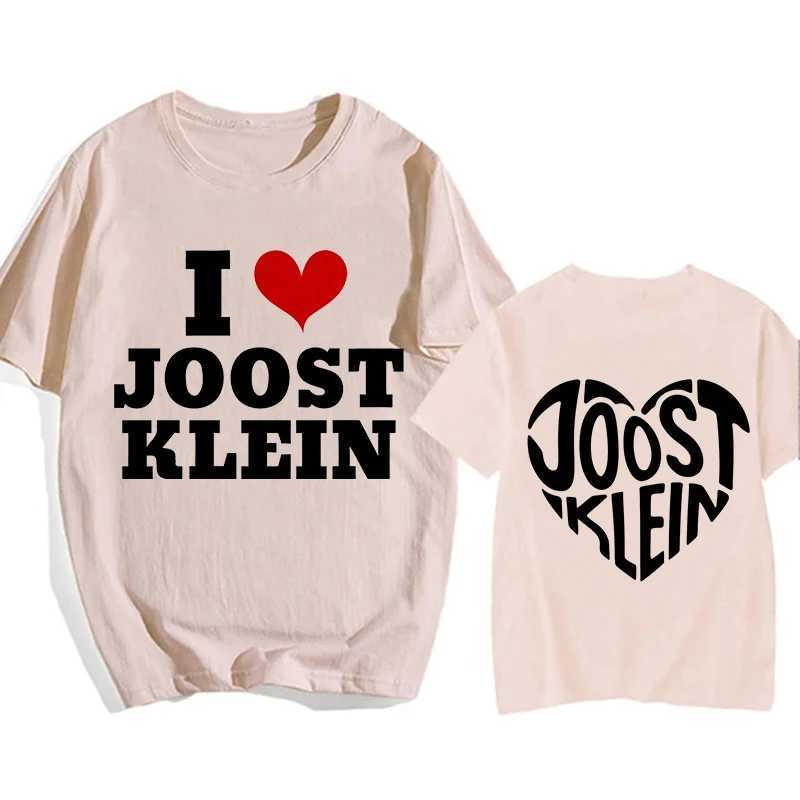 I like Joost Klein hip-hop T-shirt mens funny manga T-shirt Europapa Harajuku Y2k summer top fashion EU Szie T-shirt mensXJ250409
