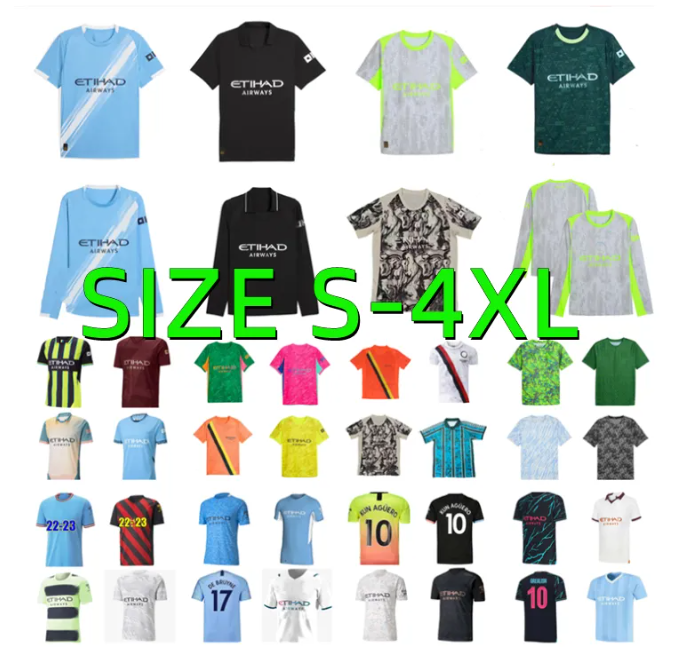 19 20 21 22 23 24 25 26 DE BRUYNE FODEN Soccer Jerseys 2024 2025 2026 Man Citys MARMOUSH GUNDOGAN SAVINHO DOKU RODRIGO GREALISH HAALAND EDERSON KUN AGUERO Football Shirt