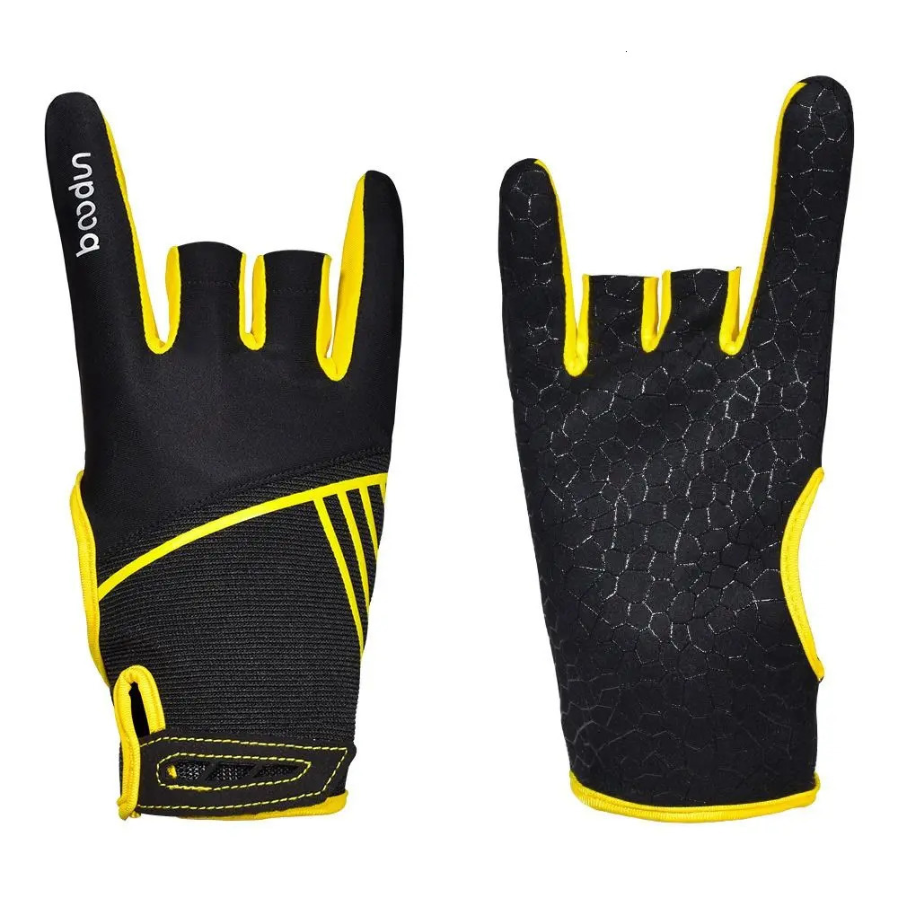 Cotton Bowling Gloves Comfortable Half Finger Non slip Sports Gloves Breathable Soft Bowling Gloves Mens 250409