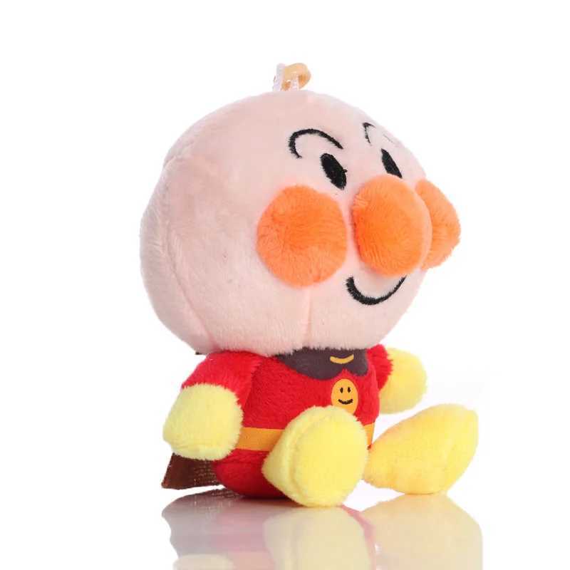 Japanese Bread Superman Bacteria Superman Blue and Orange Elf Cartoon 4-inch Plush Doll Toy PendantXJ250409