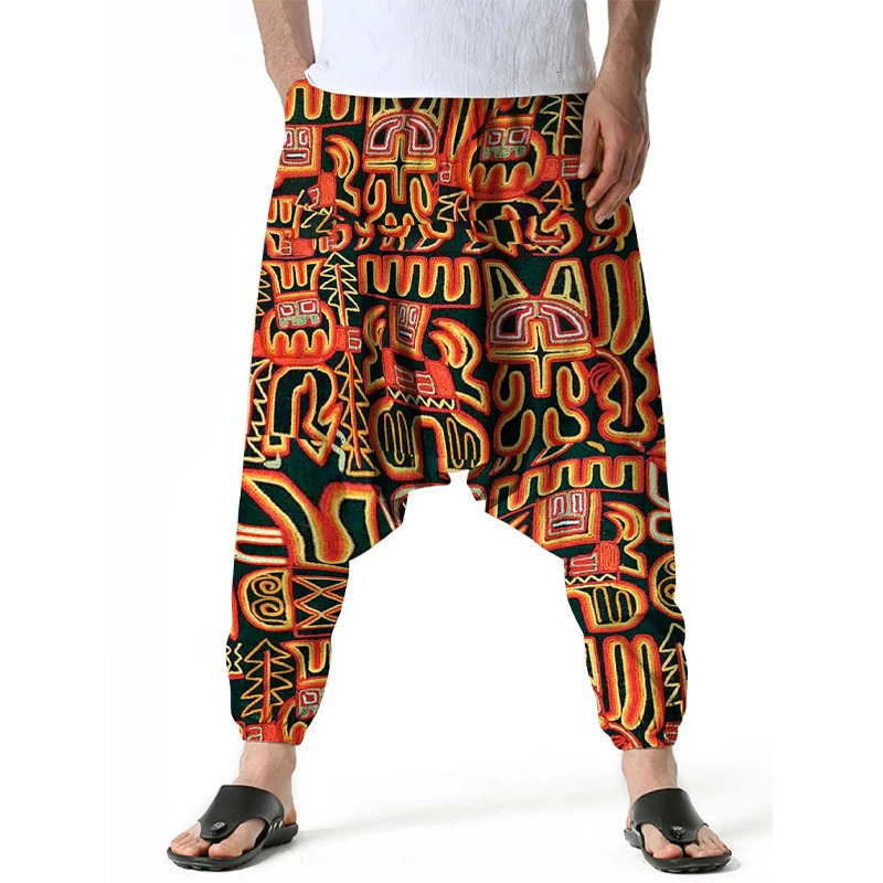 2025 Spring Summer Mens Pants Y2K Mid Waist Harem Pants Retro Hip-hop Style Loose Casual Fashion Special Offer Mens clothing 250408