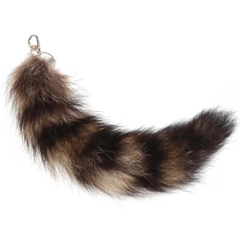 Used for keychains raccoon jackets tail keychains keychain gifts new keychains mens creative ringsXJ250409