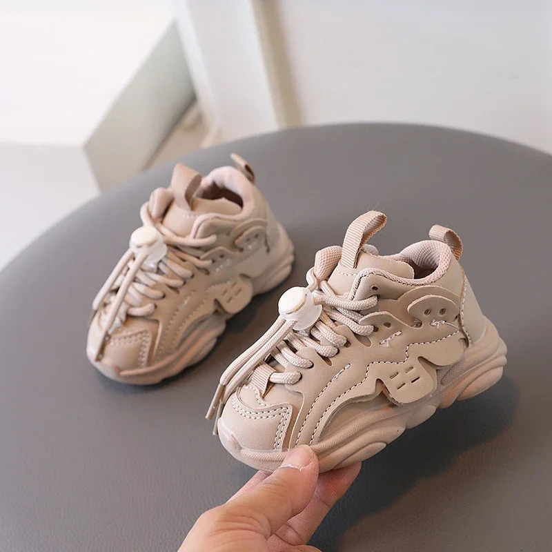Preschool sports shoes fashion cross series born breathable boys sports shoes spring and autumn baby girls garden walking shoes children G07223 250409