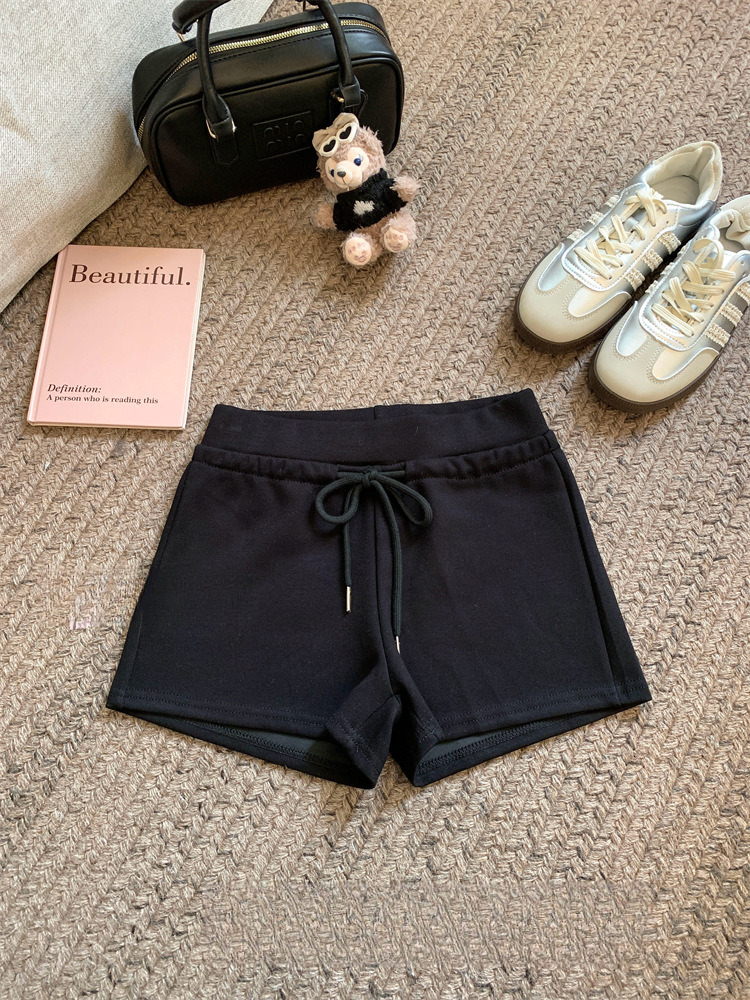 2025S Designer Shorts For Women American Style Spicy Girl Low Waist Drawstring Sports Shorts Women In Summer Slim Fit Gray Casual Hot Pants For Outerw