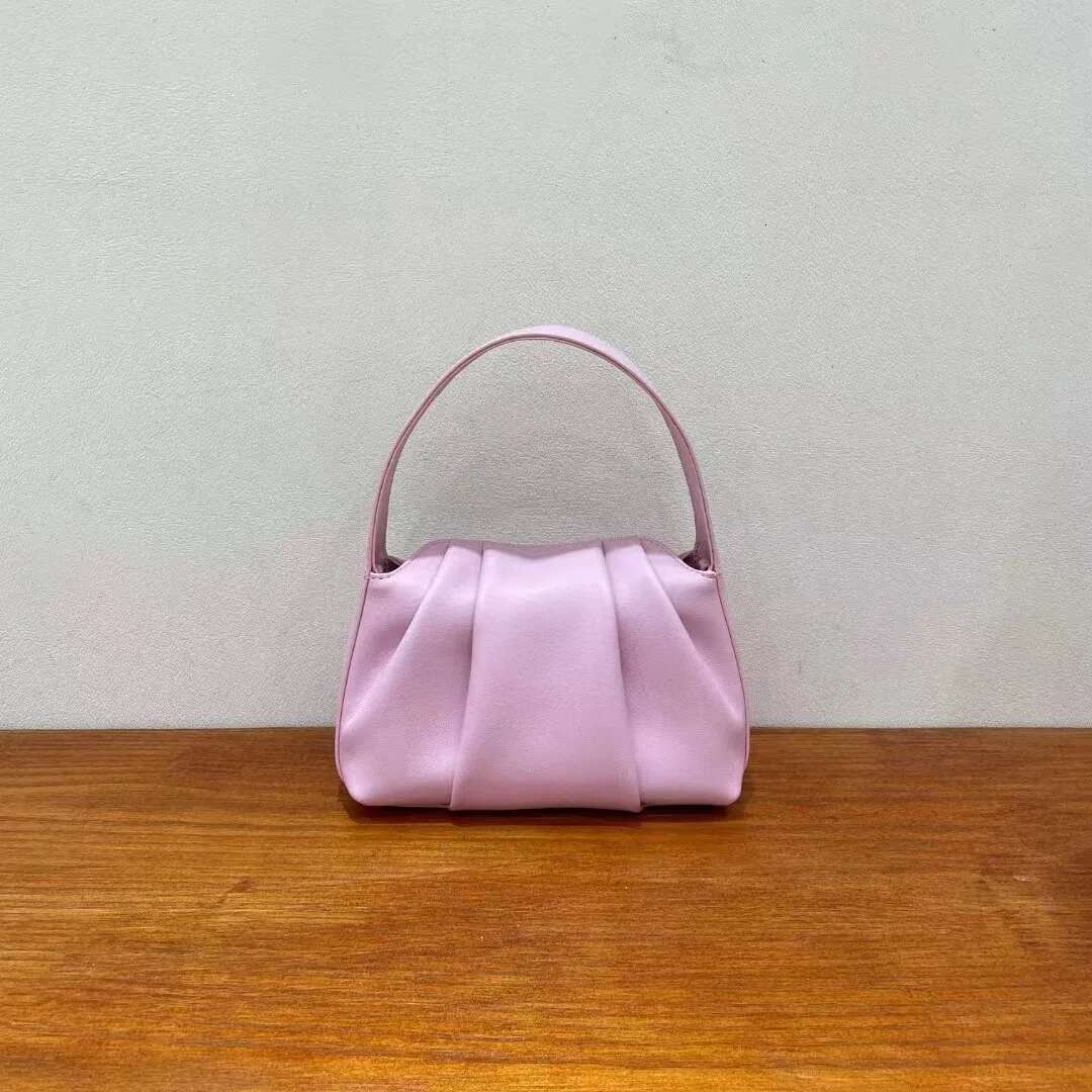 Brand Design Fashion Lady Pleated Cloud 2024 Portable High Quality Genuine Leather Handbags For Women Crossbody Bags