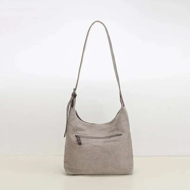 M631 New Cotton En Retro Style Single Shoulder Crossbody Tote Bag Versatile Simple Large Capacity Leisure Travel Bags