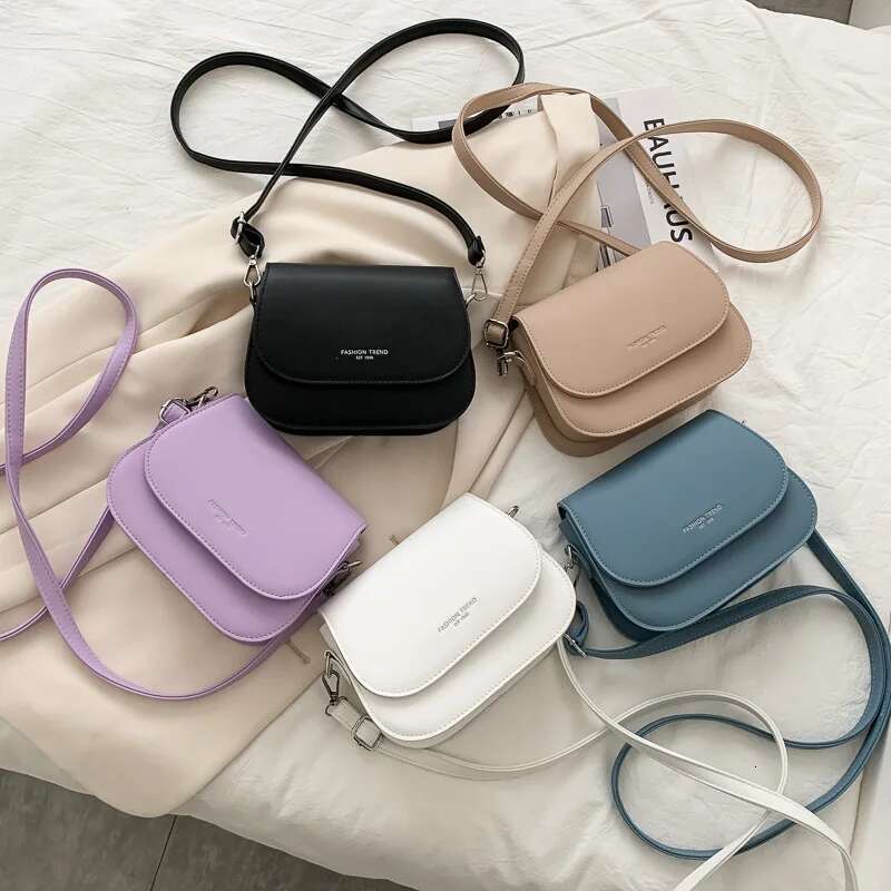 Saddle Women's Crossbody Girl, Summer Simple Fashion Trend, Foreign Shoulder Bag Women