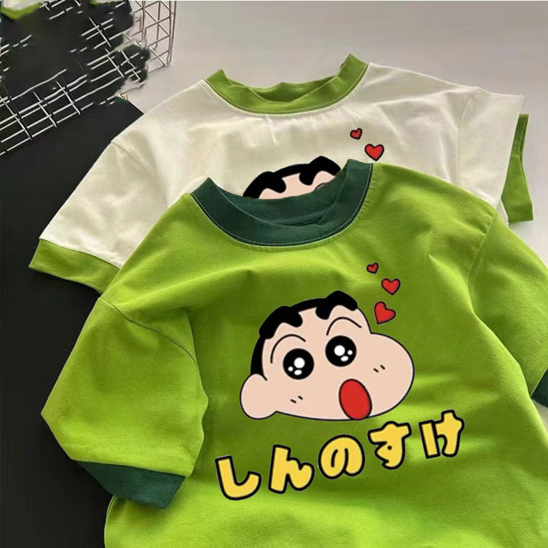 Ddmyshoesvip Summer Pure Cotton Children Short Boys Girls Korean Version Top Small Medium Sized Children Loose And Stylish Versatile Half Sleeved T Sh