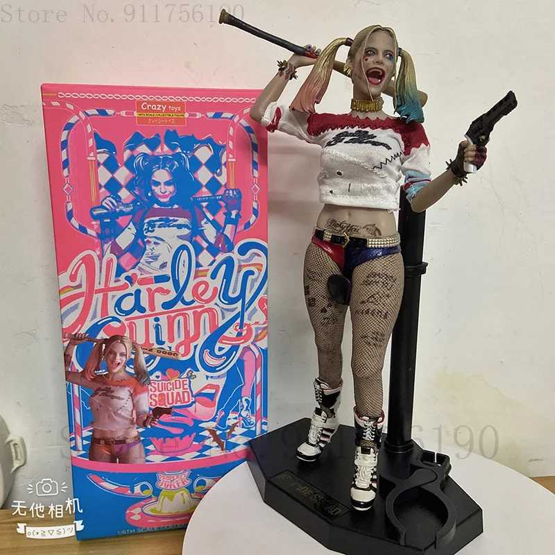 Crazy Toys Harley Quinn Action Figure 1/6th Scale Collectible With Real Frabic Cloth 30 Collectable Model Toy Gift X2504091