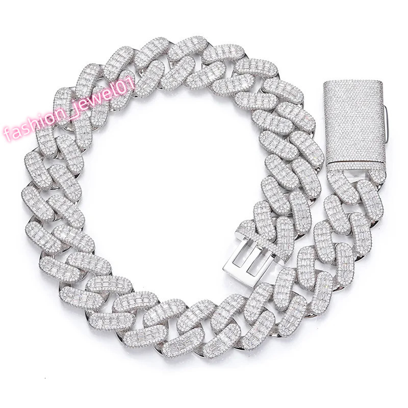 28mm Big Heavy Hip Hop 5A+ CZ Stone Paved Bling Iced Out Solid Round Cuban Miami Link Chain Necklaces for Men Rapper Jewelry
