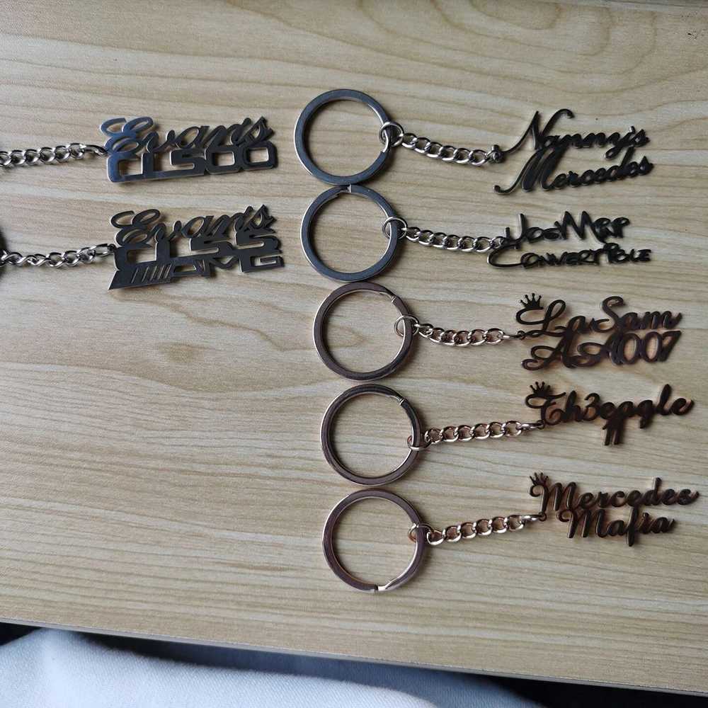 Fils custom keychain personalized customization name keychain ring minimum keychain mens keychain accessories small giftsXJ250409