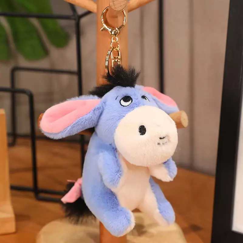 12cm cute frog turtle donkey bear plush pendant plush toy bag Accor keychain pendant car pendant childrens giftXJ250409