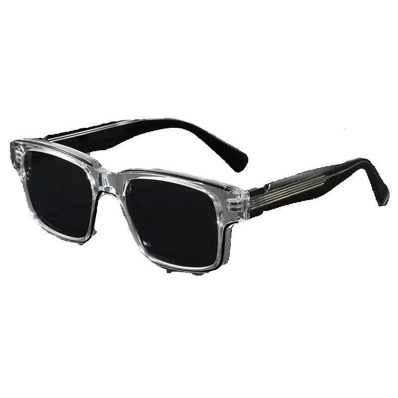 TB BHULAMTE Free Shipping New Designer Sunglasses Eyebrow Line Retro Glasses Men's Sunglasses Square Street Style Thick Frame Niche Trend Retro S