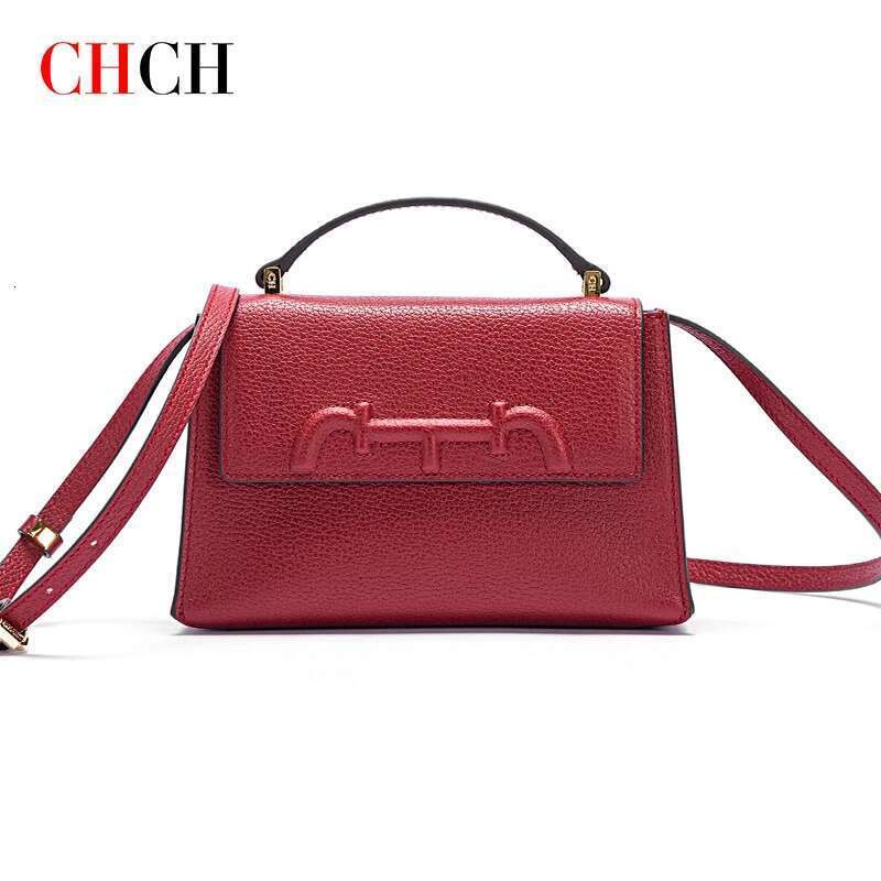 CHCH Premium Texture Summer Popular Crossbody Classic Fashion Simple Leather Small Square Bag
