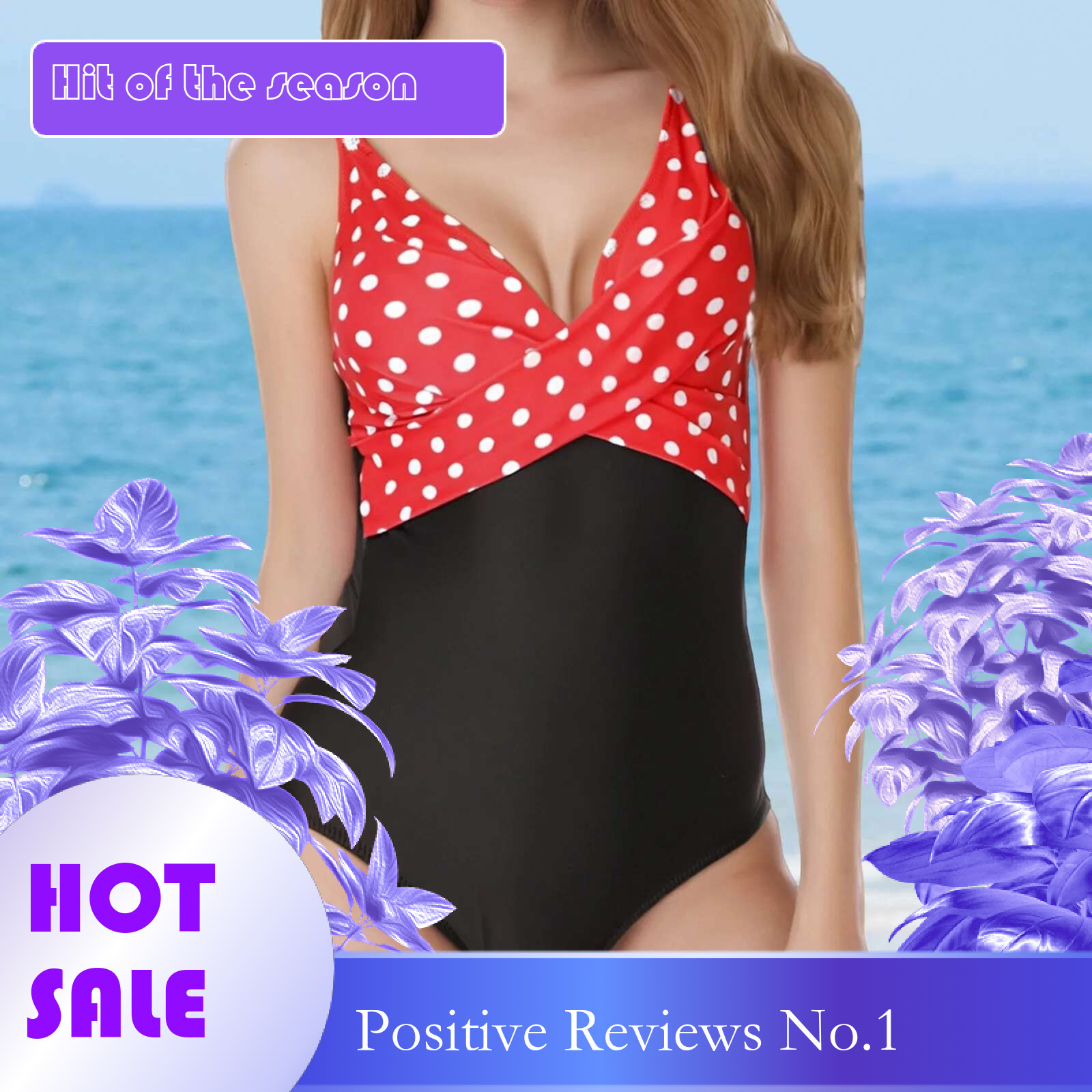 Dongdumaoyi Red High Waisted Bikini Women S Sexy Slimming Color Matching Swimsuit Butt Lifting Backless V Neck Jumpsuits