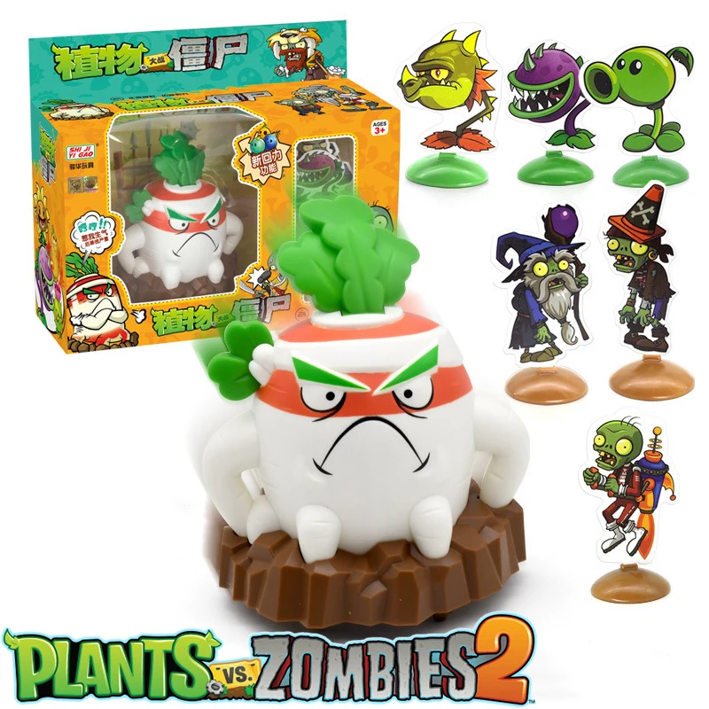 Plants Vs Zombies 2 Licensed Resistant Radish Pull Back Car Battle Set Bulk Stock Collectible Action Figures Strategy Game Family Kids Gift