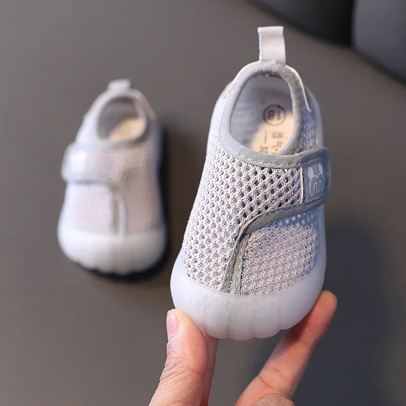 Baby casual shoes toddlers first step summer girls mesh breathable Tenis sports shoes 250409