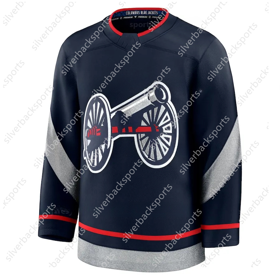 Blue Jacket Hockey Jersey Zach Werenski Kirill Marchenko Sean Monahan Cole Sillinger Damon Severson Yegor Chinakhov Adam Fantilli Kent Johnson
