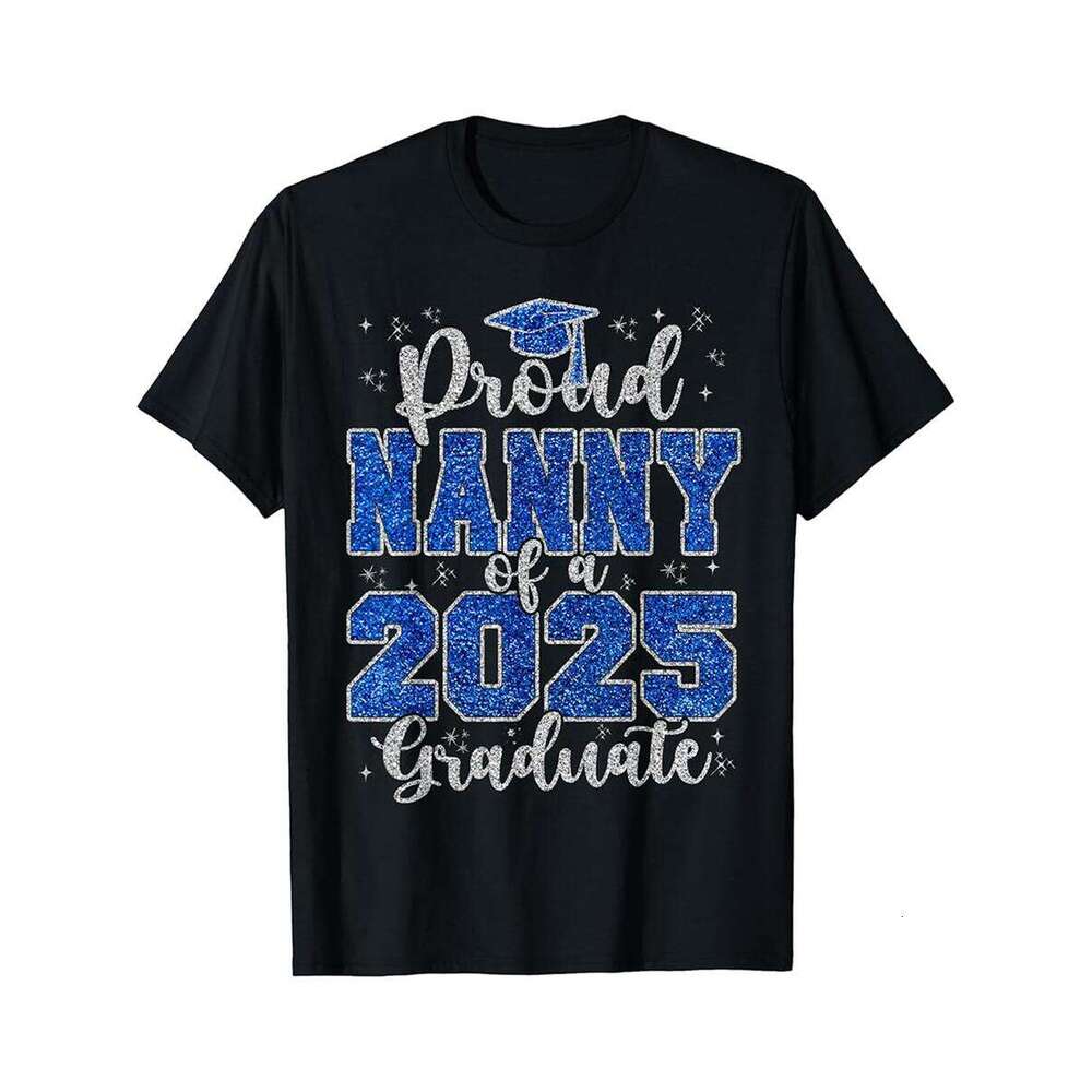 Designer T shirt Proud Nene Of A Class of 2025 Graduate Senior Graduation - 220g Tshits
