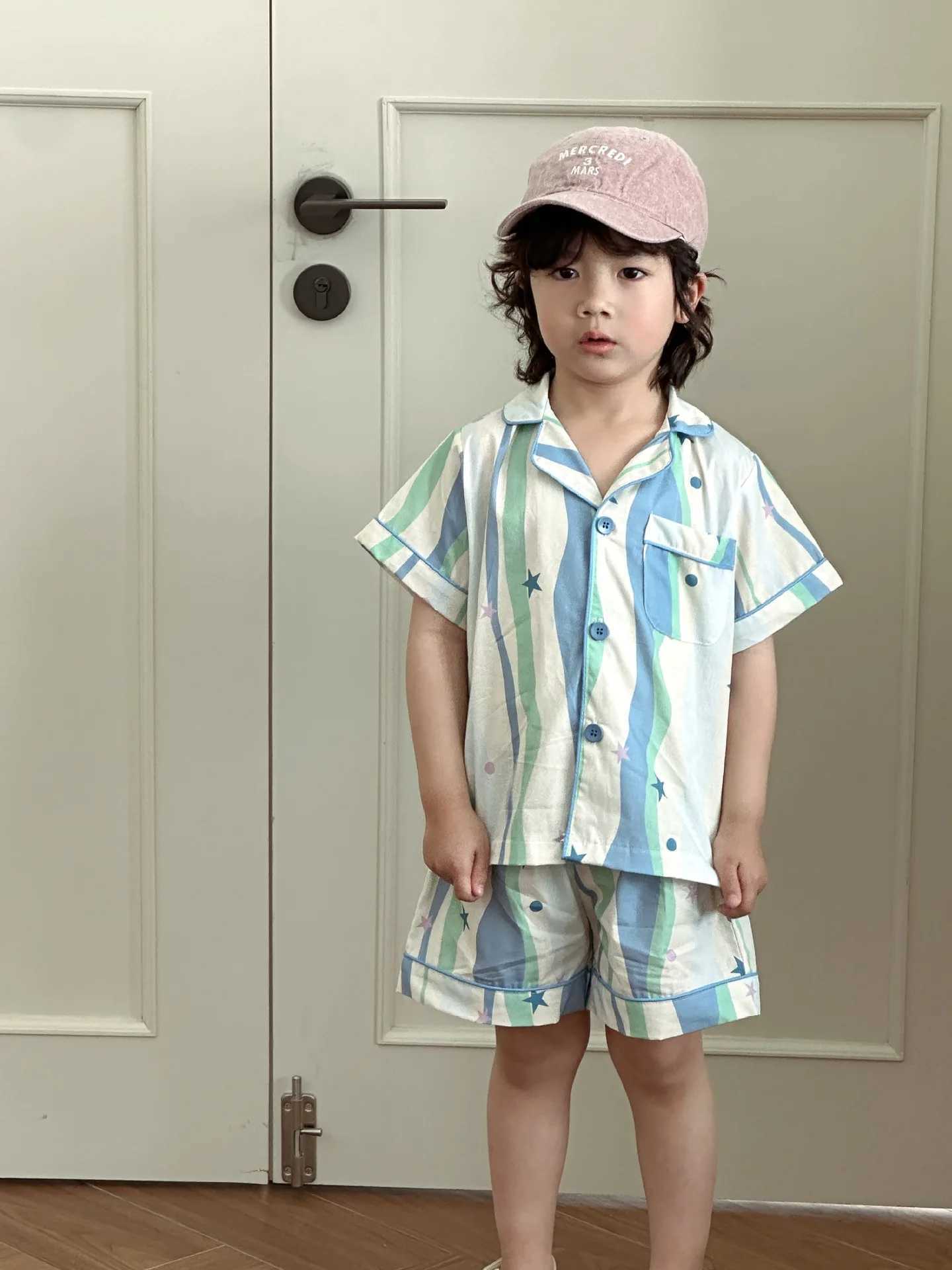 1-10 years old summer new brother and sisters dress girls cotton evening dress boys T-shirt+shorts 2PCS family suit S2548