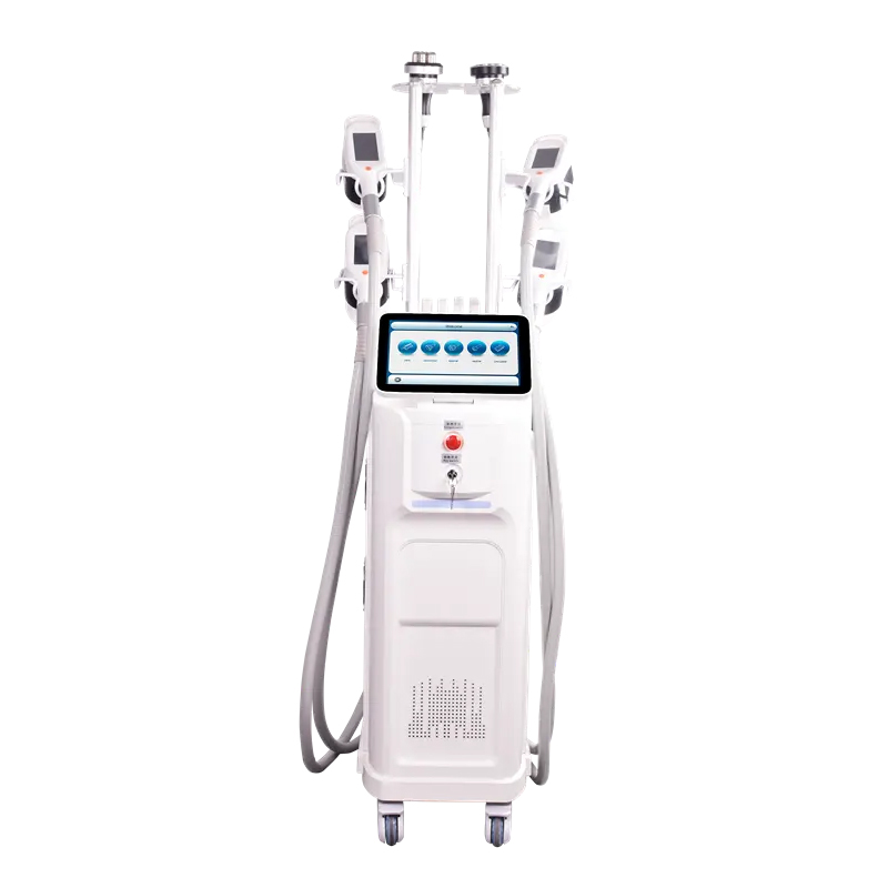 Non-Surgical Cryolipolysis Body Slimming Double Chin Treatment 9 In 1 Cryotherapy Skin Tightening Fat Dissolving Radiofrequency Cavitation Machine