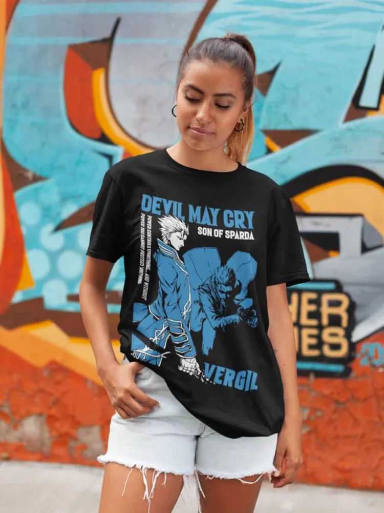 Devil May Cry Virgil Unisex Mens Cotton T-shirt Full SizeXJ250409