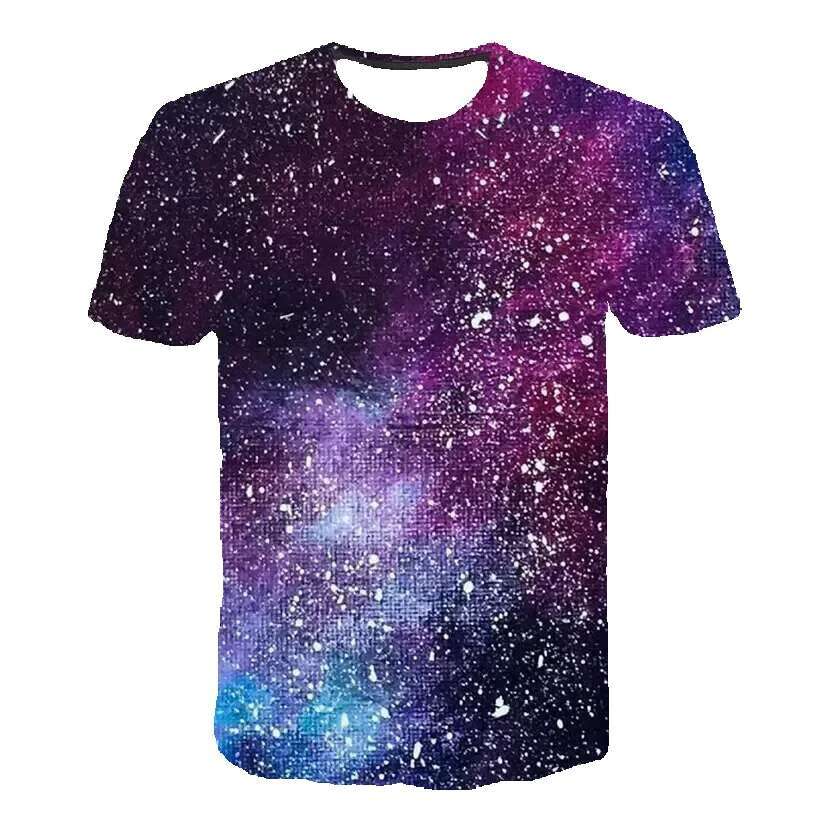 3D printed summer T-shirt, fashionable streetwear for men women, loose fit, cool and unique, round neck, children's short sleeved shirt