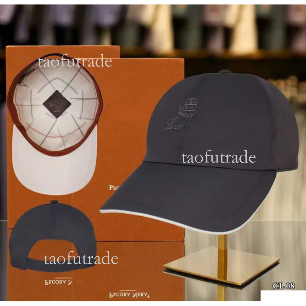 Lori Piano Hat 2025 Hot Sales Top Canvas Hat Men Designer Hat loropianna Baseball Cap Fitted Hats Letter Summer Sunshade Beach Luxury Hats Piano Cap casquette 2Cd