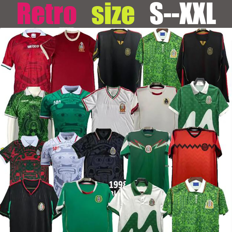 Retro R.MARQUEZ BLANCO Soccer Jersey 86 94 98 2006 HERNANDEZ H.SANCHEZ football shirt LUIS GARCIA CAMPOS ancient maillot MARQUEZ